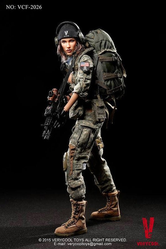 Verycool 1/6 12" VCF-2026 Acu Camo Female Shooter Action Figure