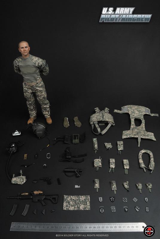 Soldier Story 1/6 12" SS087 U.S. Army Pilot Aircrew Action Figure