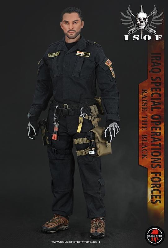 Soldier Story 1/6 12" SS105 ISOF Iraq Special Operations Forces Raise The Black Action Figure