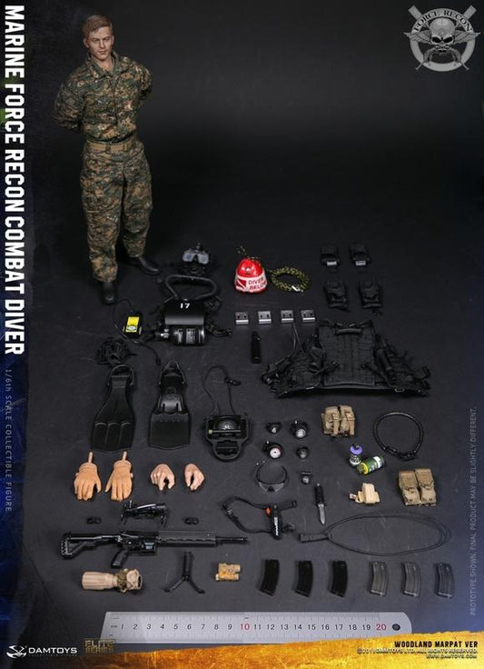 DamToys 1/6 12" Elite Series 78055 Marine Force Recon Combat Diver Action Figure