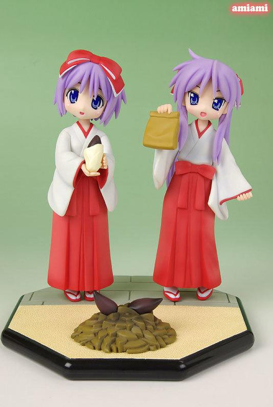 Wave 2008 Lucky Star Ami Ami Limited Edition Kagami & Tsukasa Yakemo Doużo ver Pvc Figure Set