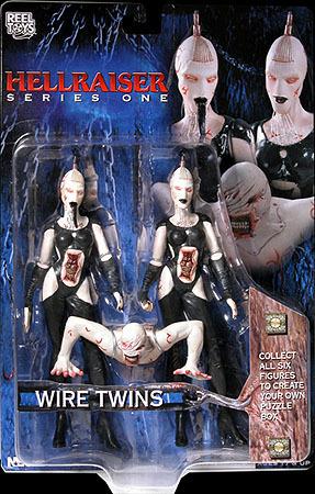 Reel Toys Neca Hellraiser Series One 1 Wire Twins Trading Figure