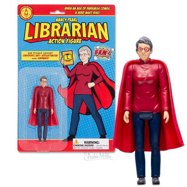 Archie McPhee Strange Friends Nancy Pearl Librarian Action Figure