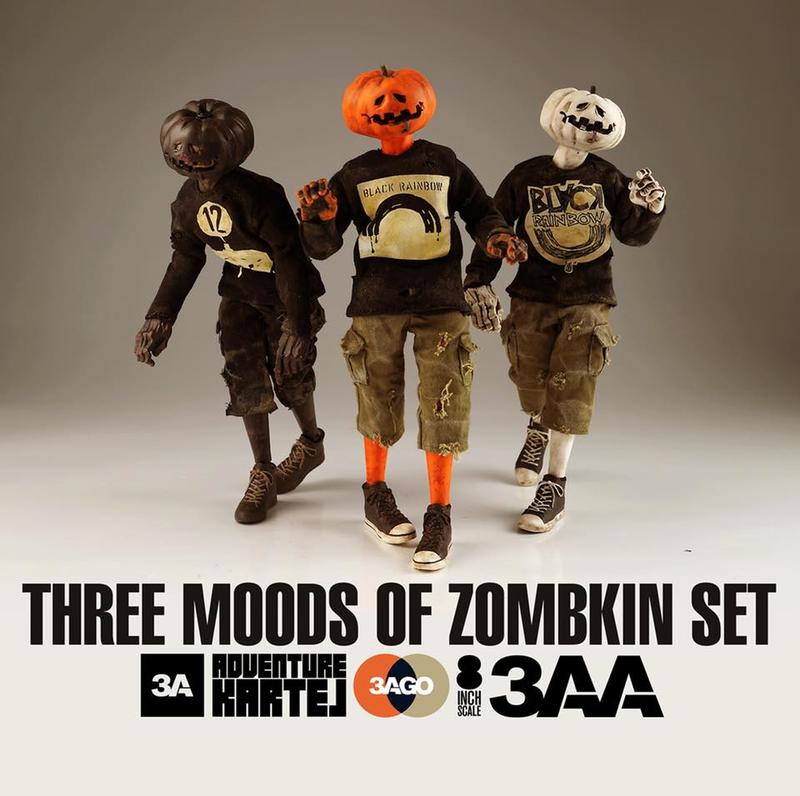 ThreeA 3A Ashley Wood Adventure Kartel angry zombkin version 1/6 scale ThreeA 3A Ashley Wood Adventure Kartel angry zombkin version 1/6 scale