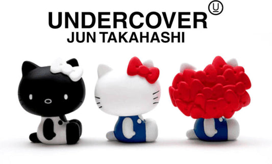 Medicom Toy VCD Vinyl Collectible Dolls Undercover Jun Takahashi Hello Kitty 3 4" Vinyl Figure Set