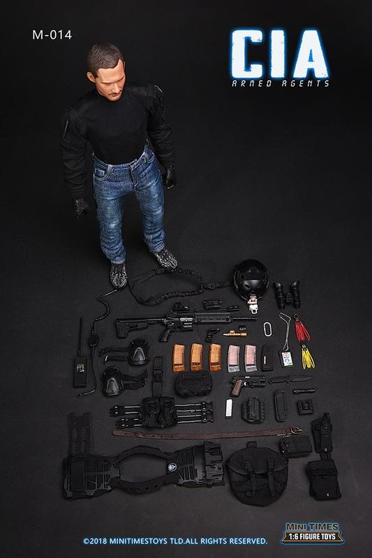 Mini Times Toys 2018 1/6 12" M014 CIA Armed Agents Action Figure