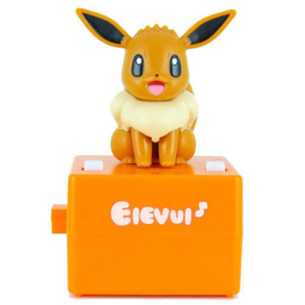 Takara Tomy Pokemon Pocket Monsters Pop'n Step Musical Dancing Eievui Eevee Trading Figure