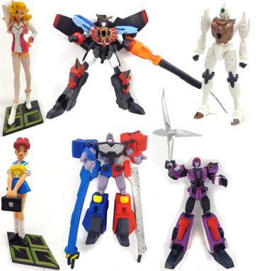 Yujin Sunrise Gaogaigar Gashapon Part 2 6 Collection Figure Set