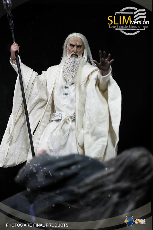 Asmus Toys 1/6 12" SLIM001 Heroes of Middle-Earth The Lord Of The Rings Saruman Action Figure