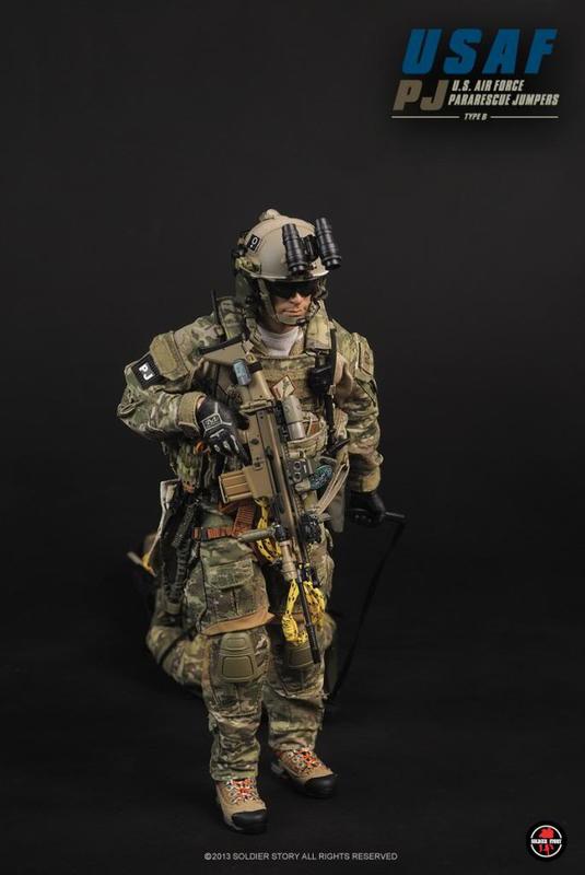 Soldier Story 1/6 12" USAF PJ Pararescue Jumpers Type B Action Figure Used