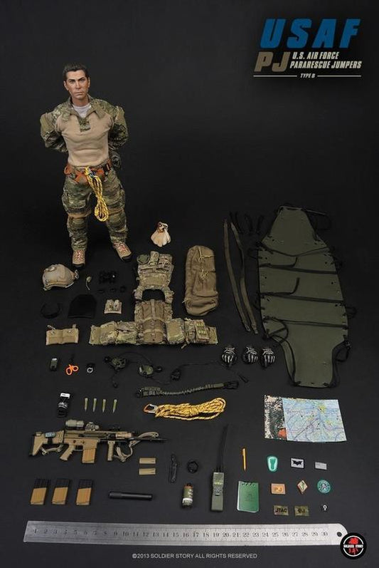 Soldier Story 1/6 12" USAF PJ Pararescue Jumpers Type B Action Figure Used