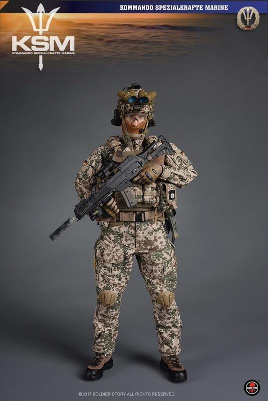 Soldier Story 1/6 12" KSM Kommando Spezialkafte Marine Action Figure