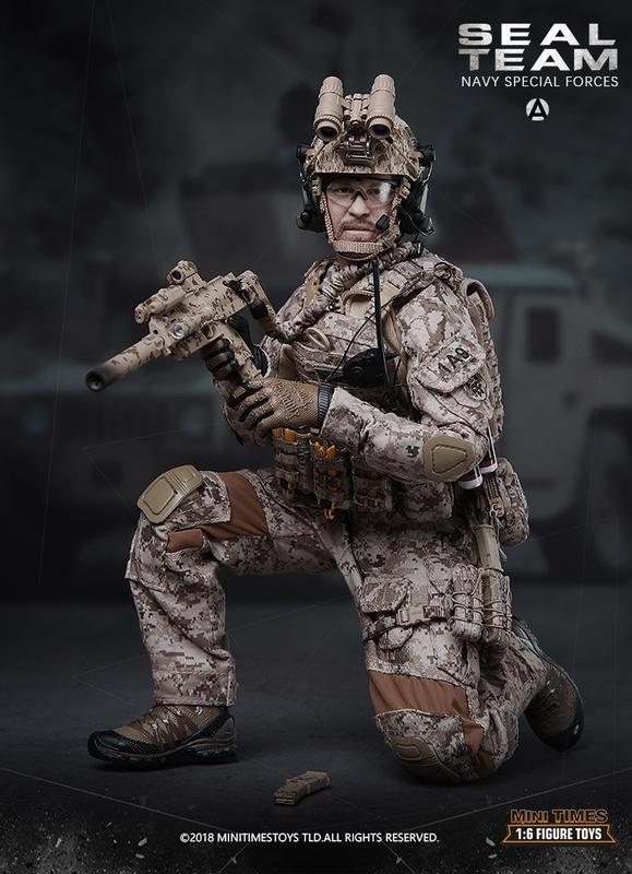 Mini Times Toys 1/6 12" M012 Seal Team Navy Special Forces Action Figure