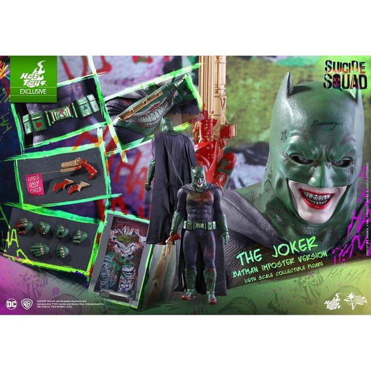 Hot Toys 1/6 12" MMS384 Sucide Squad The Joker Batman Imposter ver Action Figure Used