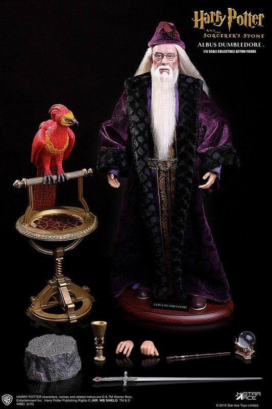 Star Ace Toys 1/6 12" Harry Potter and The Sorcerer's Stone Albus Dumbledore Deluxe ver Action Figure