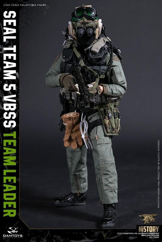 DamToys 1/6 12" Elite Series 78045 Seal Team 5 VBSS Leader Action Figure Action Figure