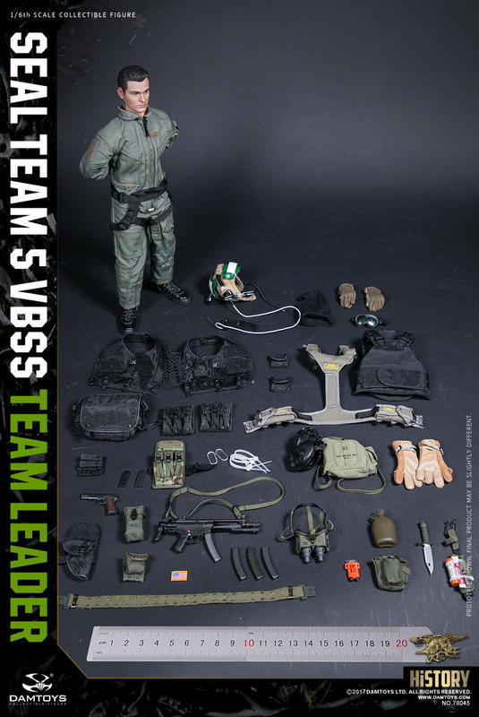 DamToys 1/6 12" Elite Series 78045 Seal Team 5 VBSS Leader Action Figure Action Figure