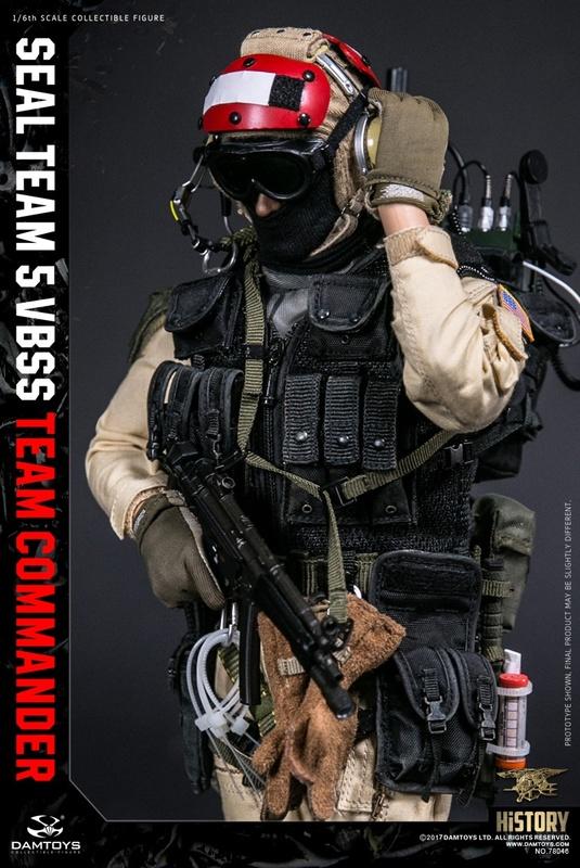 DamToys 1/6 12" Elite Series 78046 Seal Team 5 VBSS Team Commander Action Figure