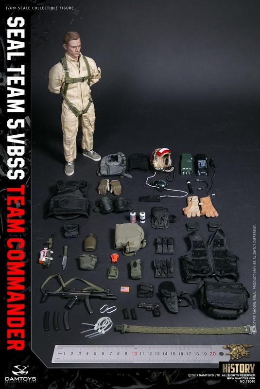 DamToys 1/6 12" Elite Series 78046 Seal Team 5 VBSS Team Commander Action Figure