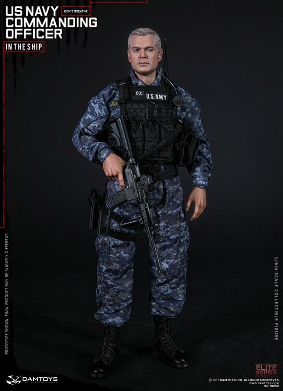 DamToys 1/6 12" Elite Series 78050 US Navy Commanding Officer Action Figure