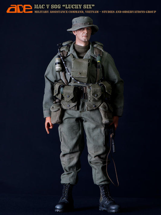 Ace 1/6 12" Military Assistance Command Vietnam Studies and Observations Group Mac V Sog Lucky Six Action Figure