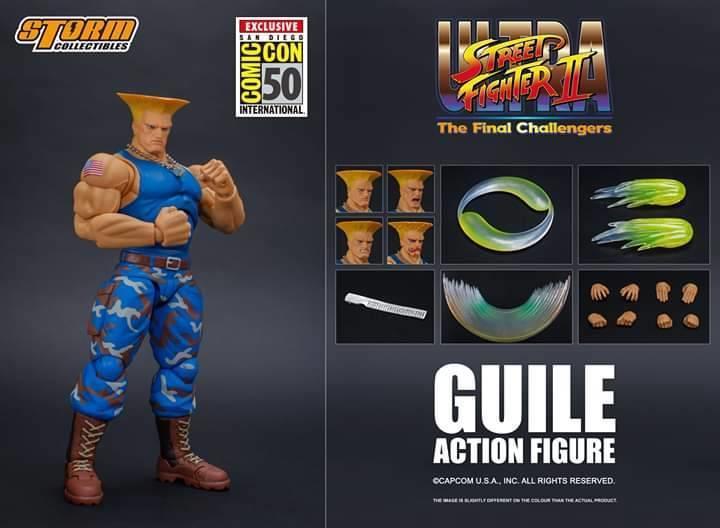 Storm Toys 1/12 Collectibles USFII Ultimate Street Fighter II The Final Challengers SDCC Guile Action Figure