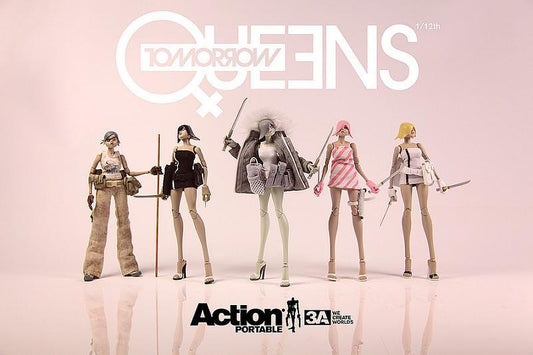 ThreeA 3AA Toys 1/12 Ashley Wood Tomorrow Queens 10 Feet To Lick Set 5 6" Action Figure Set