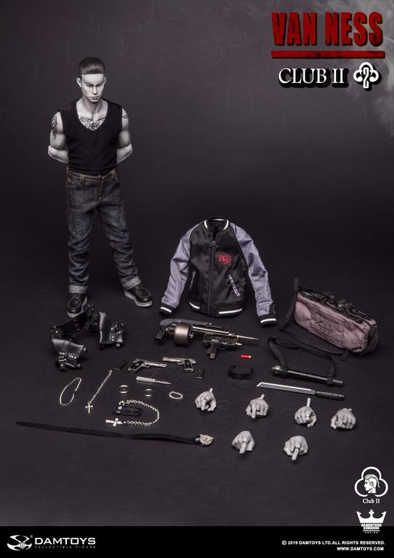 DamToys 1/6 12" Gangsters Kingdom GK017S Club 2 Van Ness Limited ver Action Figure