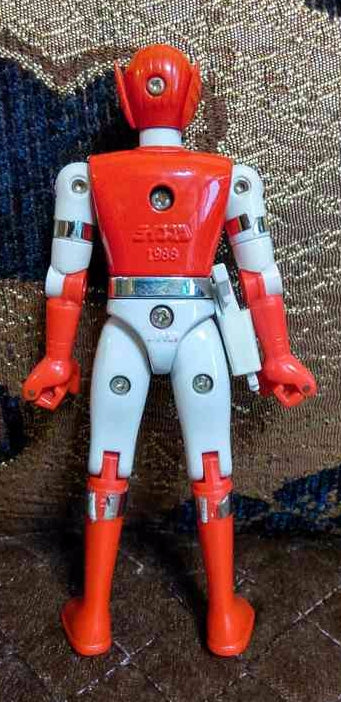 Bandai Power Rangers Liveman Chogokin Live Red Fighter Action Figure Used