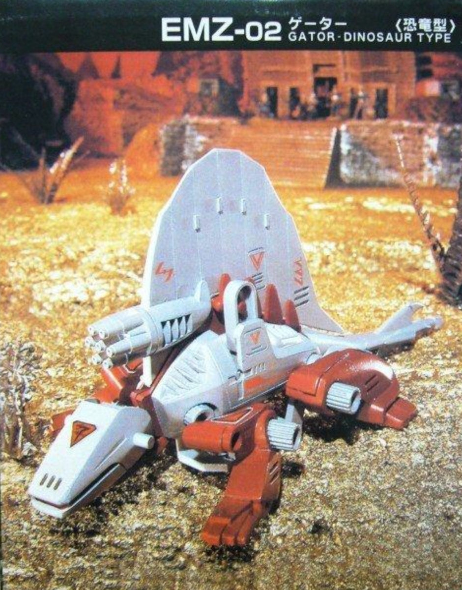 Tomy Zoids 1/72 EMZ-02 Gator Dinosaur Type Plastic Model Kit Action Figure