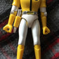 Popy Power Rangers Kagaku Sentai Dynaman Chogokin GB-95 Yellow Fighter Action Figure Used