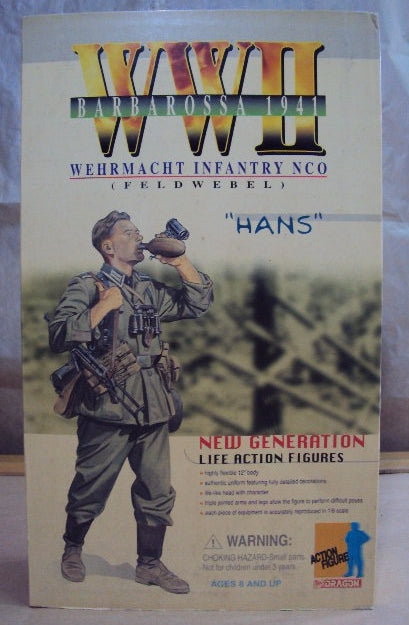 Dragon 12" 1/6 WWII Barbarossa 1941 Wehrmacht Infantry Nco Hans Action Figure