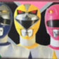 Bandai Power Rangers Lost Galaxy Gingaman 5 Fighter Action Figure Set Used
