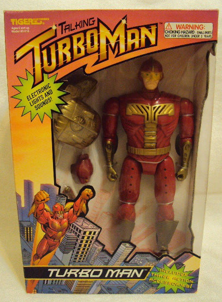 Tiger Jingle All The Way Turbo Man Arnold Schwarzenegger Action Doll Figure