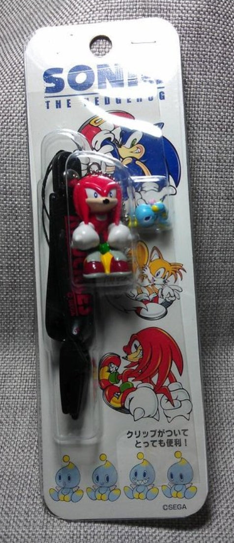 Sega Vintage Sonic Adventure The Hedgehog Knuckles the Echidna Phone Strap Figure