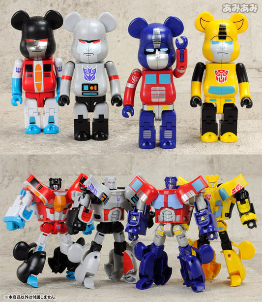 Takara Tomy Medicom Toy Be@rbrick 200% x Transformers 4 Action Figure Set
