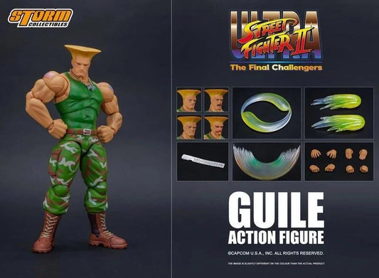 Storm Toys 1/12 Collectibles USFII Ultimate Street Fighter II The Final Challengers Guile Action Figure