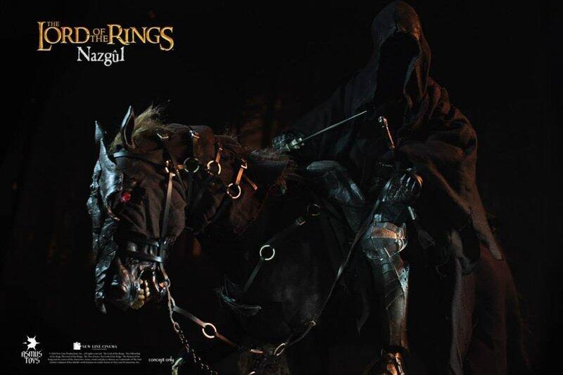 Asmus Toys 1/6 12" The Lord of Rings Nazgul Horse Action Figure