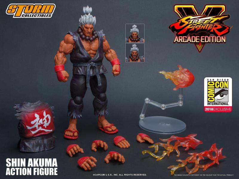Storm Toys 1/12 Collectibles Street Fighter V Arcade Edition SDCC Shin Akuma Action Figure