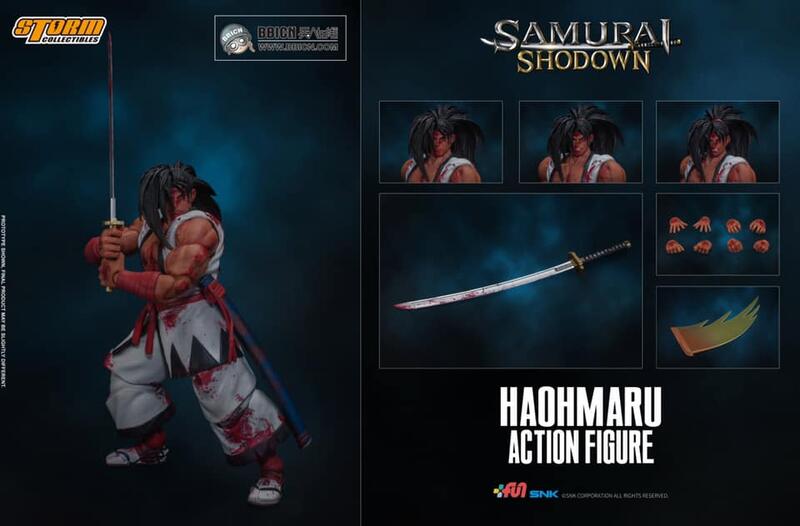 Storm Toys 1/12 Collectibles Samurai Shodown Haohmaru Bbicn Blood Limited Edition Action Figure