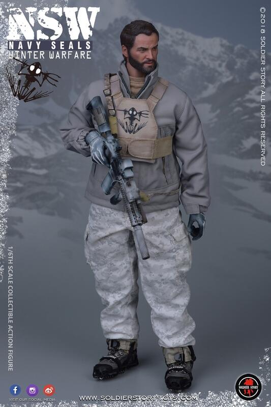 Soldier Story 1/6 12" SS109 NSW Navy Seals Winter Warfare Action Figure