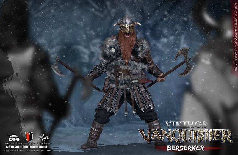 Coomodel 1/6 12" SE017 Viking Vanquisher Berserker Action Figure