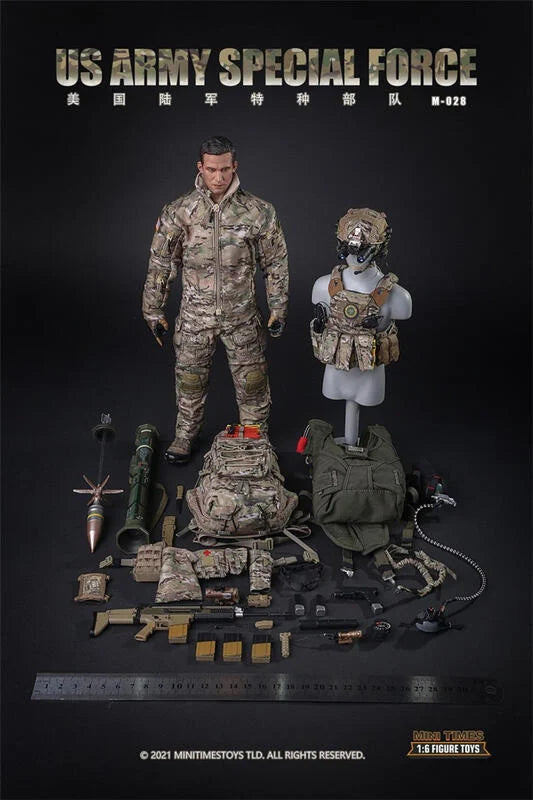 Mini Times Toys 1/6 12" M028 US Army Special Force Action Figure