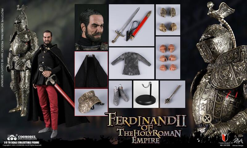 Coomodel 1/6 12" SE106 Ferdinand II of The Holy Roman Empire Action Figure