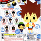 Takara Tomy Katekyo Hitman Reborn Gashapon School Excursion Part 1 7 Mascot Strap Figure Set