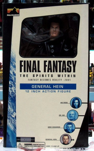 Palisades 1/6 12" Final Fantasy The Spirits Within General Hein Figure