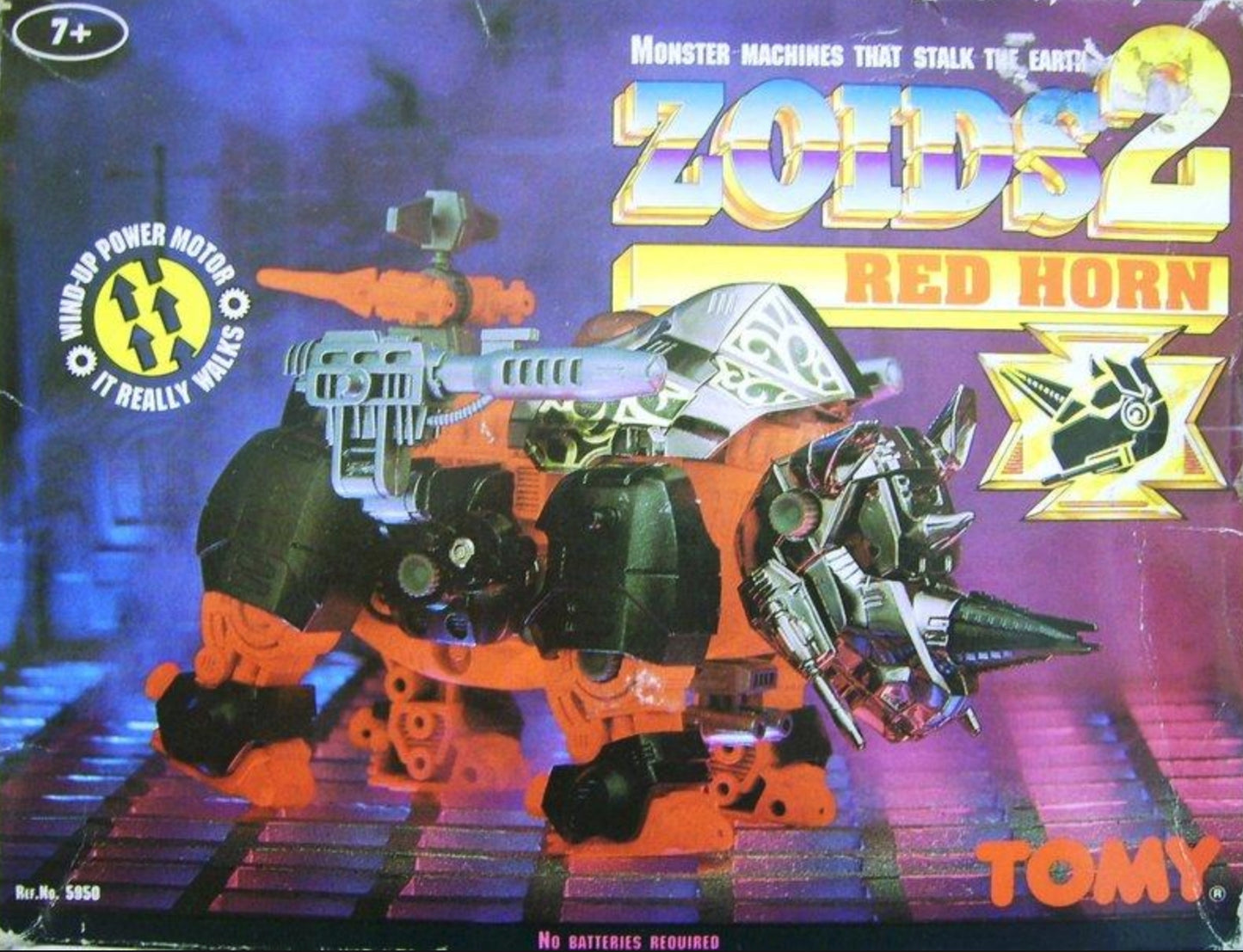 Tomy Zoids 1/72 Red Horn Model Kit Figure