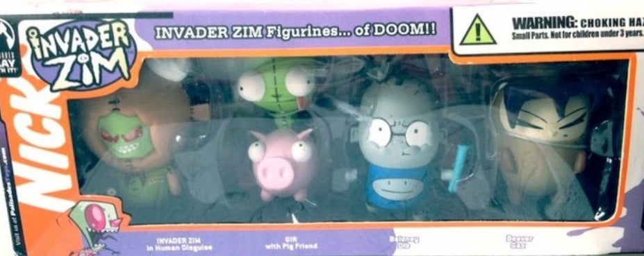 Palisades Hot Topic Nickelodeon Invader Zim Series 1 5 Figure Set