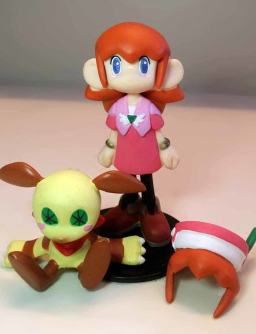 Namco Gals Figurine Collection Vol 2 Klonoa The Lolo & Popka Figure Set