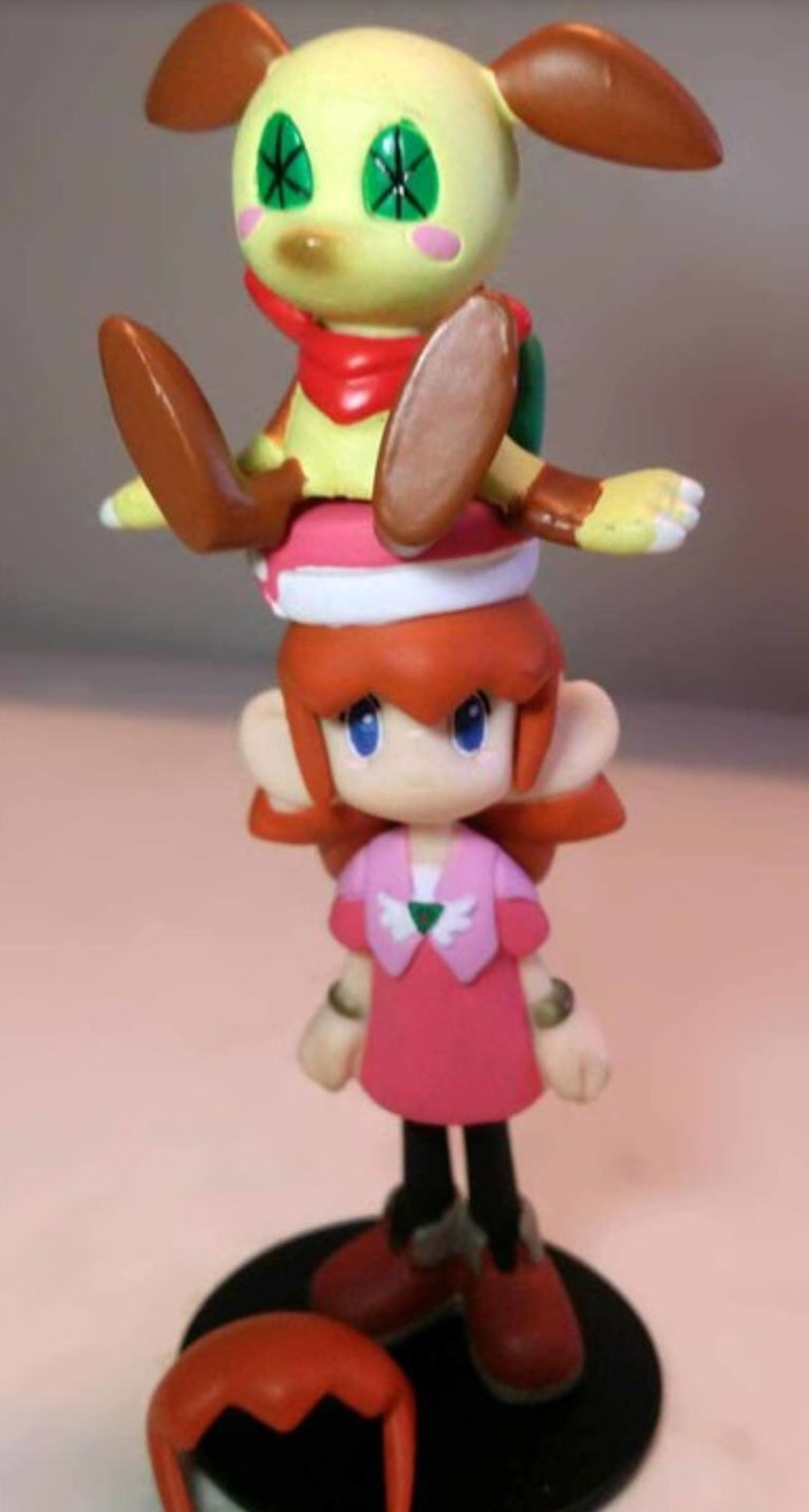 Namco Gals Figurine Collection Vol 2 Klonoa The Lolo & Popka Figure Set